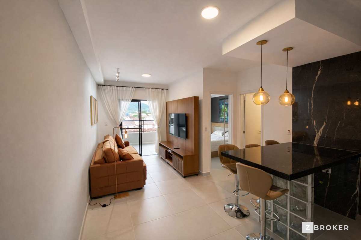  - Apartamento à venda em Ubatuba, Centro, com 1 quarto, 48m²