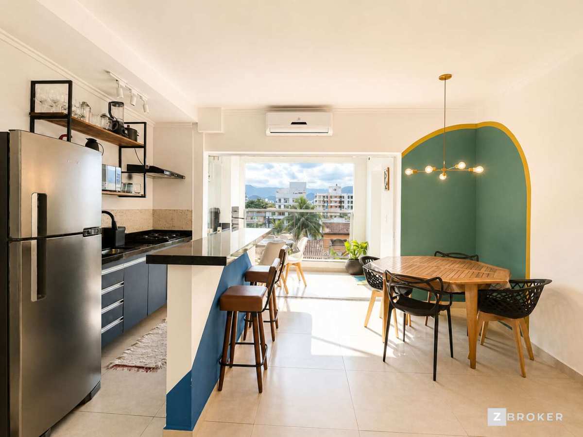  - Apartamento à venda em Ubatuba, Itaguá, com 2 quartos, 70m²