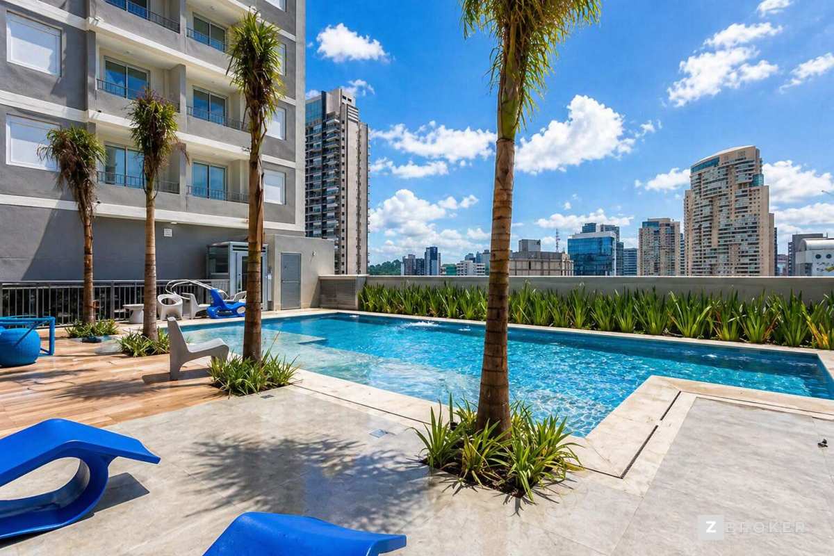 - Studio para alugar em São Paulo, Pinheiros, com 1 quarto, 25m²